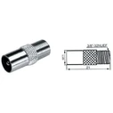 Default Adaptor TV Male to F Female Silver