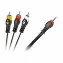 Audio Video Cables DME Cable Jack 3.5mm to 3xRCA 1.5m