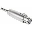 Audio Accessories DM Pro 6.35mm Mono to Canon XLR Female Adapter