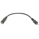 Default Connector 2.5mm Angle 3.5mm M F Cable Black