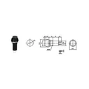 Διακόπτης ON OFF 1A 250V Μαύρος DM 0011A