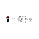 Default Brand ON-OFF Switch 1A 250V Red DM-0011B