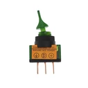 Default Brand Illuminated ON OFF Switch 20A 12VDC Green