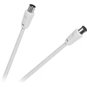 DM TV antenna cable white 1.5m M F