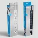 Tiross Πολύπριζο με USB-A και Καλώδιο 1.5 m