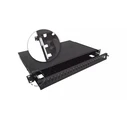 A-LAN Patch Panel για Rack 1U 19" 24 Θέσεων (SC/LC/ST/FC/E2000) - Μαύρο