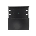 A-LAN Patch Panel για Rack 1U 19" 24 Θέσεων (SC/LC/ST/FC/E2000) - Μαύρο