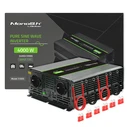 Qoltec Καθαρού Ημιτόνου Inverter Ισχύος 2000W με Τάση Εισόδου 12V (Μονοφασικό) 51935