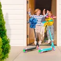 Rebel FUN WHEELS LIGHT Electric Children's Scooter with LED Lights - Blue (Model ZAB0034)