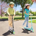 Rebel FUN WHEELS LIGHT Electric Children's Scooter with LED Lights - Blue (Model ZAB0034)