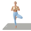 Rebel Active Yoga / Fitness Mat, 190 x 115 cm, 2 cm thick, NBR, Gray (RBA-3156-GY)