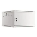 Κρεμαστή ντουλάπα Rack 19" 6U 600x600 γκρι μεταλλική πόρτα Lanberg (Flat Pack)