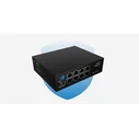 LANBERG Unmanaged PoE Switch 8 θυρών (4x802.3bt, 4x802.3at) με SFP/RJ45, τοποθέτηση DIN - ILFE-8P-1GE-1S-120