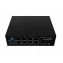LANBERG Unmanaged PoE Switch 8 θυρών (4x802.3bt, 4x802.3at) με SFP/RJ45, τοποθέτηση DIN - ILFE-8P-1GE-1S-120