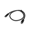 Lanberg USB 3.2 καλώδιο USB-C αρσενικό - USB-C θηλυκό 100W PD 1,5 m Μαύρο (CA-USBE-20CC-0015-BK)
