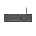 Natec Keyboard Herring Glow Us White Backlight NKL 2342