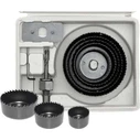 AWTools Σετ Ποτηροπρίονα για Ξύλο (50-56-67-75-88-100mm) - AW40507