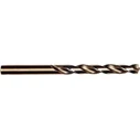 AWTools Set of 5 Cobalt Diamond Drill Bits with Cylindrical Shank for Metal AW42100