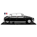COBI 1956 Citroen DS 19 Executive Edition Building Blocks Set - 2467 pieces, 1:12 scale