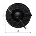 Dahua IPC-HDW1439V-A-IL-0280B-BLACK IP Surveillance Camera Wi‑Fi Full HD+ 4MP Waterproof with Microphone and 3.6mm Lens