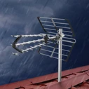 Spacetronik Outdoor TV Antenna (No Power Required) Black - Coaxial Connection