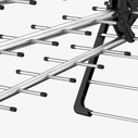 Spacetronik Outdoor TV Antenna (No Power Required) Black - Coaxial Connection