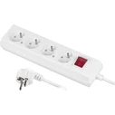 AWTools 4-Socket Power Strip with Switch and 5 m Cable AW24642