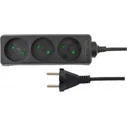 AWTools Πολύπριζο 3 Θέσεων με USB-A και Καλώδιο 5m AW24652