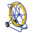 Extralink FRP Cable Pulling Rod Pilot 8 mm x 50 m, Yellow (without wheels) - MPN EX.15913