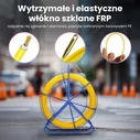 Extralink Πολυεστερική Ατσαλίνα (FRP) Ηλεκτρολόγου 4,5 mm x 75 m Κίτρινη - EX.16019
