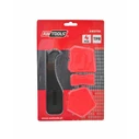 AWTools Plastic Putty Spatula Set with Plastic Handle, 4 pcs (AW27701)