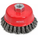 AWTools AW55115 100mm Wire Cup (Bell) Brush for Drill, M14x2