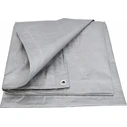 AWTools Αδιάβροχος Μουσαμάς 120gr/m² 6x4μ. Ελαφρού Τύπου Γκρι AW68068