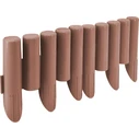 AWTools Πλαστική Μπορντούρα Κήπου Καφέ 2,3 m (AW60420)