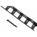 AWTools Plastic Garden Border Edge Black 4 m AW60460