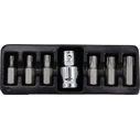 AWTools Σετ ακροδεκτών Torx 7 τεμ. (T25-T55) με αντάπτορα - AW35110BL