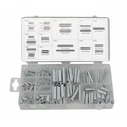 AWTools Springs 200pcs Mix (74 compression, 124 extension) - AW18321