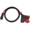 AWTools Extension Power Cable Reel 30 m, 3 x 1.5 mm² with Grounding, IP54 (AW70230)