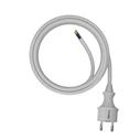 AWTools Καλώδιο Ρεύματος 2x1.5mm² Λευκό, 1 m (AW24824)