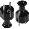 AWTools Φις Ρεύματος Διπολικό Μαύρο AW24806