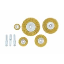 AWTools Σετ 5 τμχ Συρματόβουρτσες Straddle - AW55005