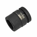 Καστάνια κρουστικού 1" εξάγωνη σύντομη 30 mm AWTools Black Line