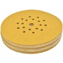 Velcro Sandpaper Discs K180 with Holes - Set of 25 (225 mm)