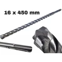 AWTools Τρυπάνι με SDS Plus Στέλεχος 16x450mm (Quadro Xtreme Black Line)