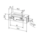Bira Symmetrical Solenoid Hitch ES1-001-KZ 12V AC/DC Closing Control