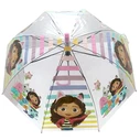 Dreamworks Παιδική Ομπρέλα Μπαστούνι Gabby's Dollhouse Διάφανη με Διάμετρο 76εκ.