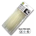 Bradas Plastic Cable Ties (White) 2.5 x 80 mm, 100 pcs - TS1125080N