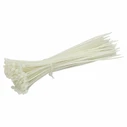 White Plastic Cable Ties 100 mm x 2.5 mm, 100 pcs - Bradas (TS1125100N)