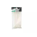 Bradas Plastic Cable Ties (Wristbands) White 4.6 x 160 mm - 100 pcs
