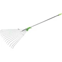 Bradas KT-W120-1 Leaf Rake with Adjustable Metal Handle
